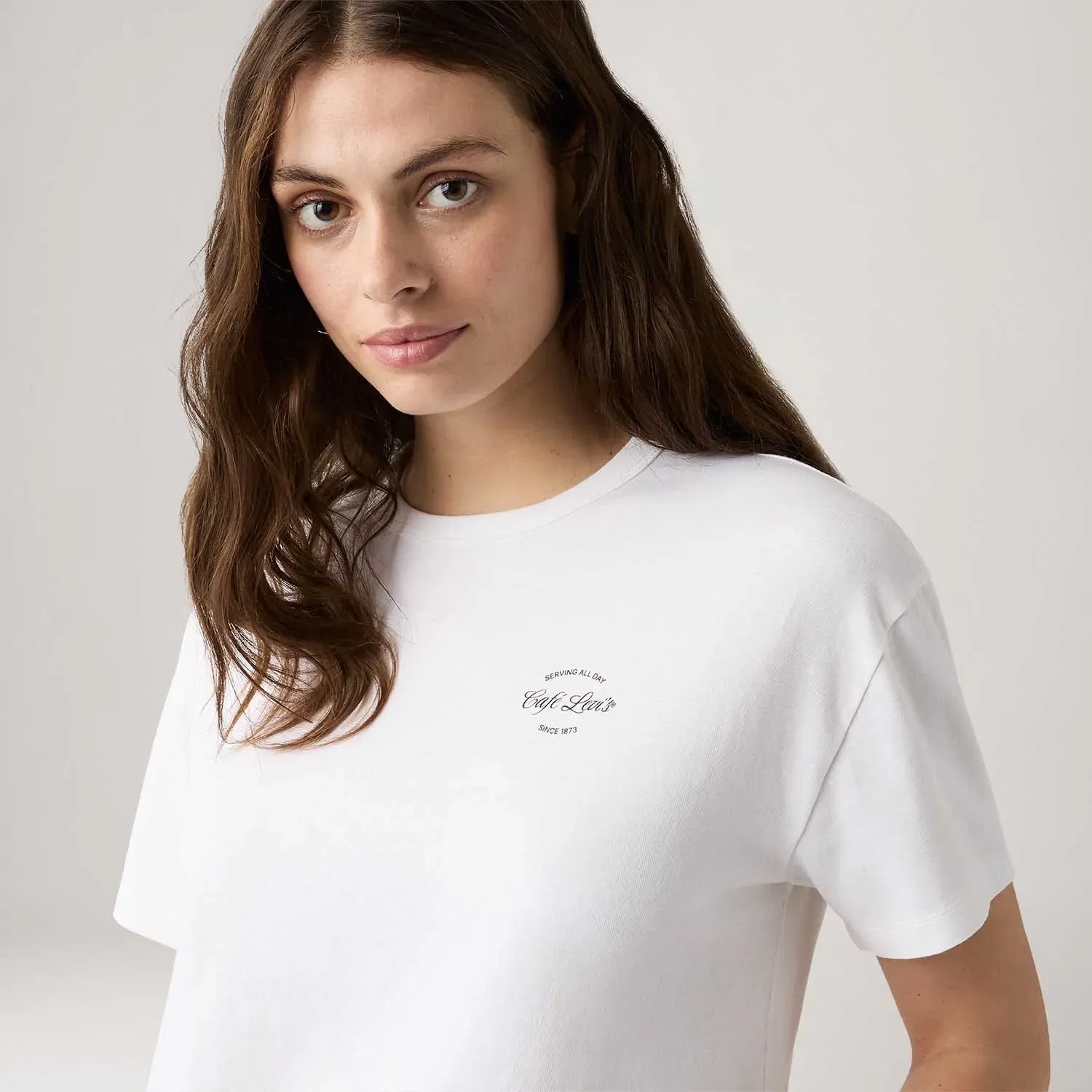 Camiseta Levi's® Graphic Vintage Branca Manga Curta — imagem 1