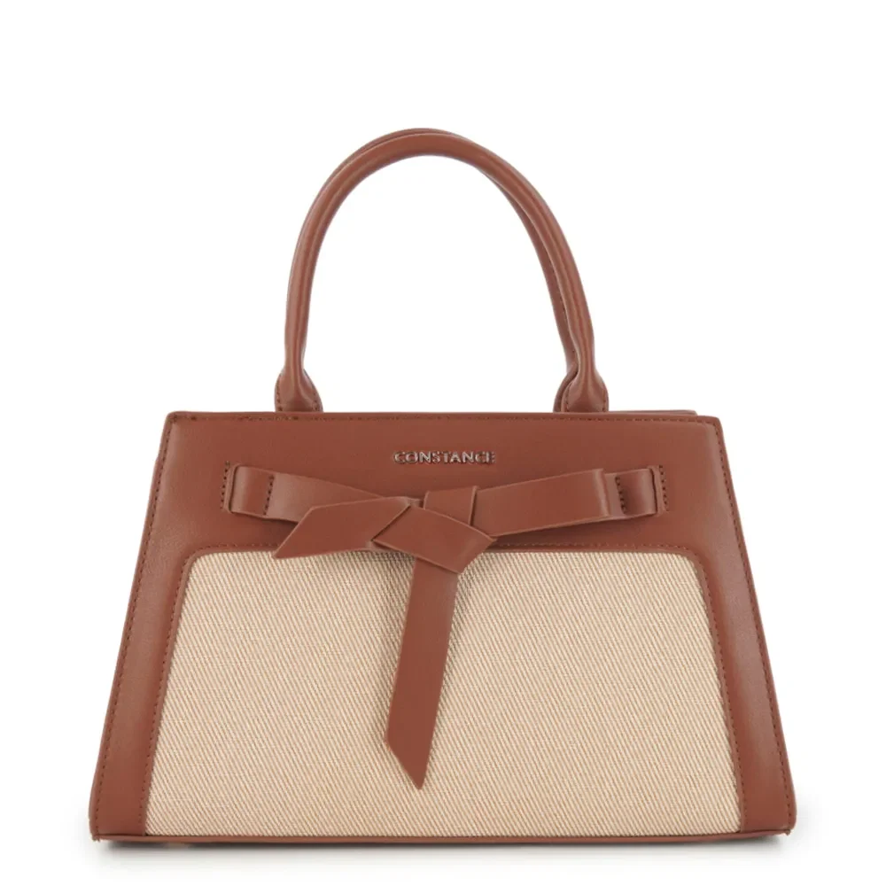 Bolsa Tote Média Laço Caramelo — imagem 1