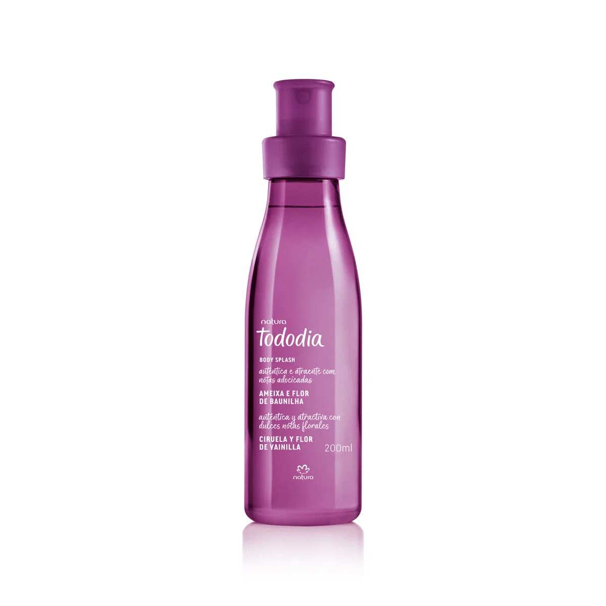 Body Splash Desodorante Colônia Tododia Ameixa e Flor de Baunilha 200 ml