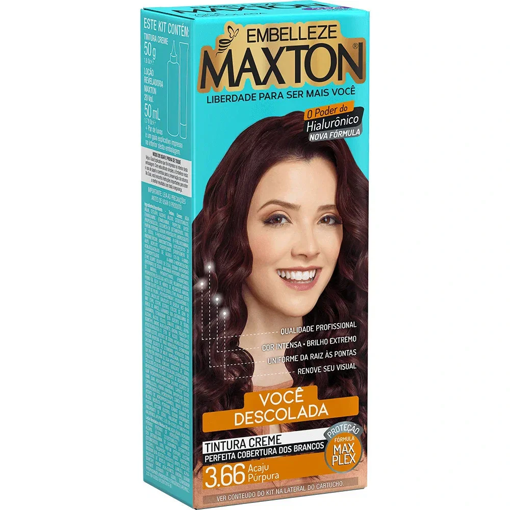 Tintura Maxton 3.66 Acaju Púrpura