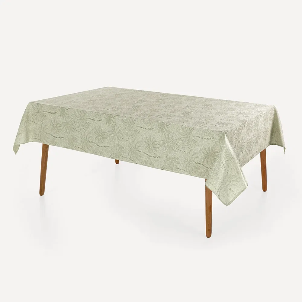 Toalha de Mesa Retangular 8 Lugares Bali Alecrim — imagem 1