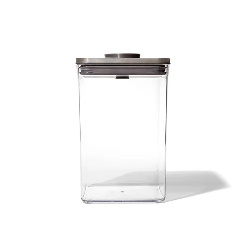 Pote Hermético Quadrado Steel Pop 4,2 Litros OXO — imagem 1