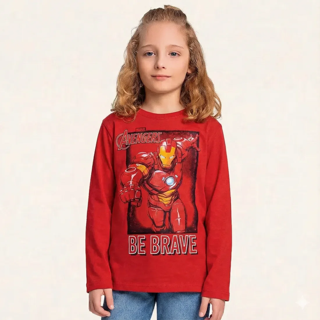 Camiseta manga longa em meia malha