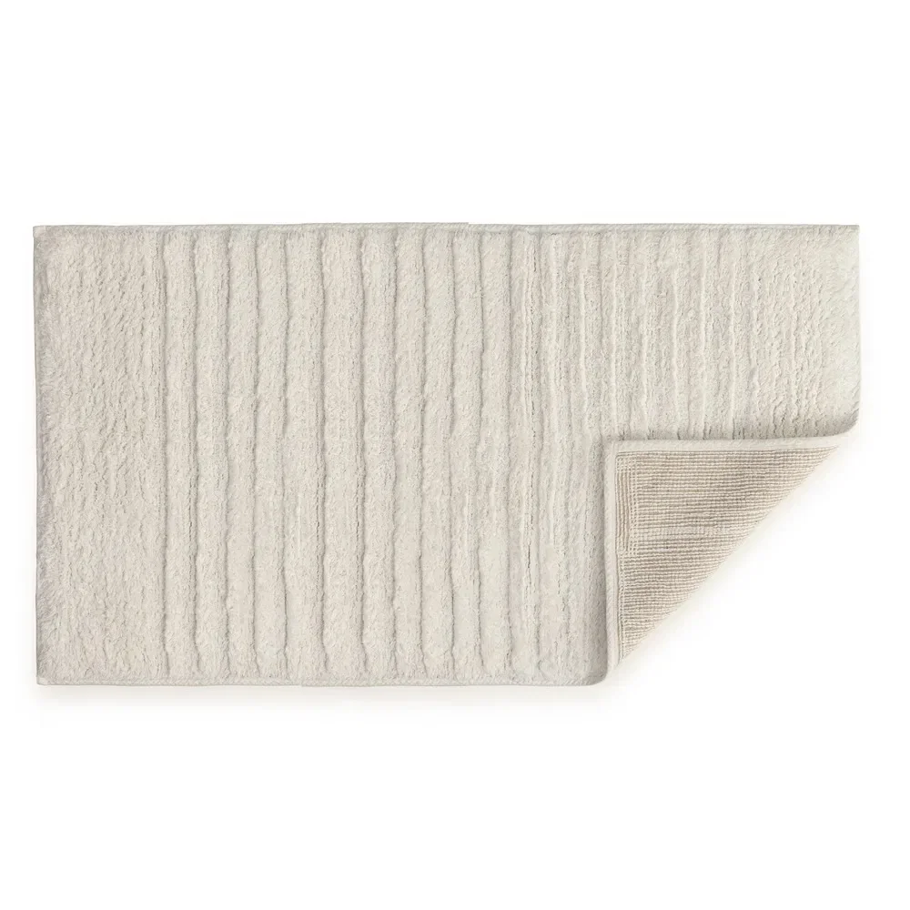 Tapete Antiderrapante 100% Algodão 1,20m x 60cm Trompea Branco