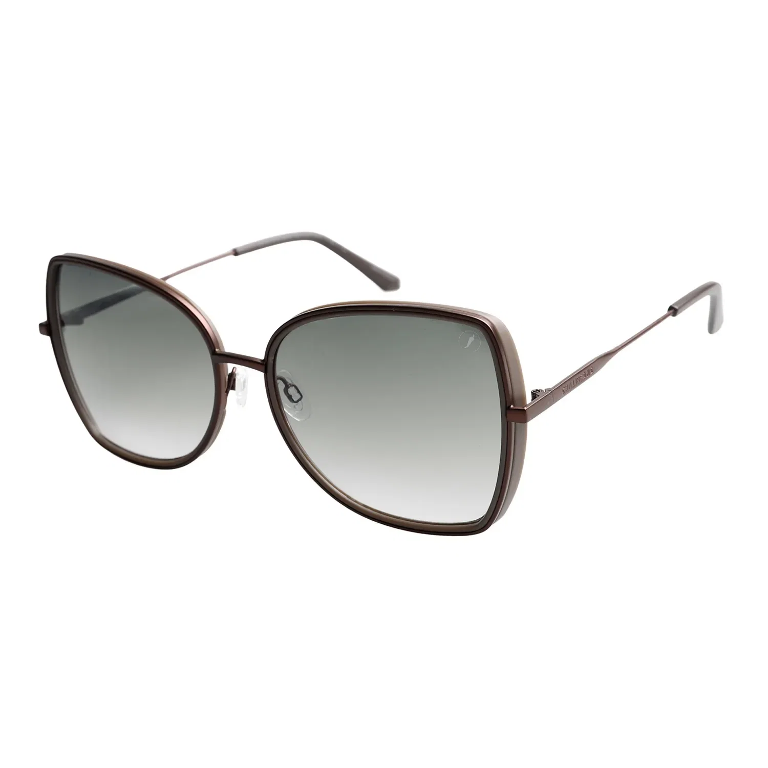 Óculos de Sol Feminino Chilli Beans Quadrado Degradê Marrom — imagem 1