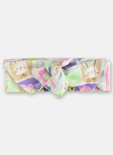 Faixa de Cabelo para Bebê em Suedine Essentials (Branco) Up Baby