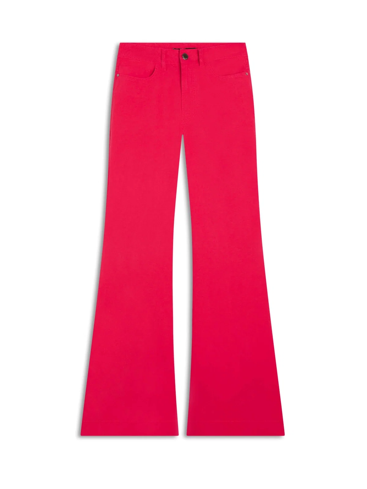 Calça Color Twill Flare Pink — imagem 1