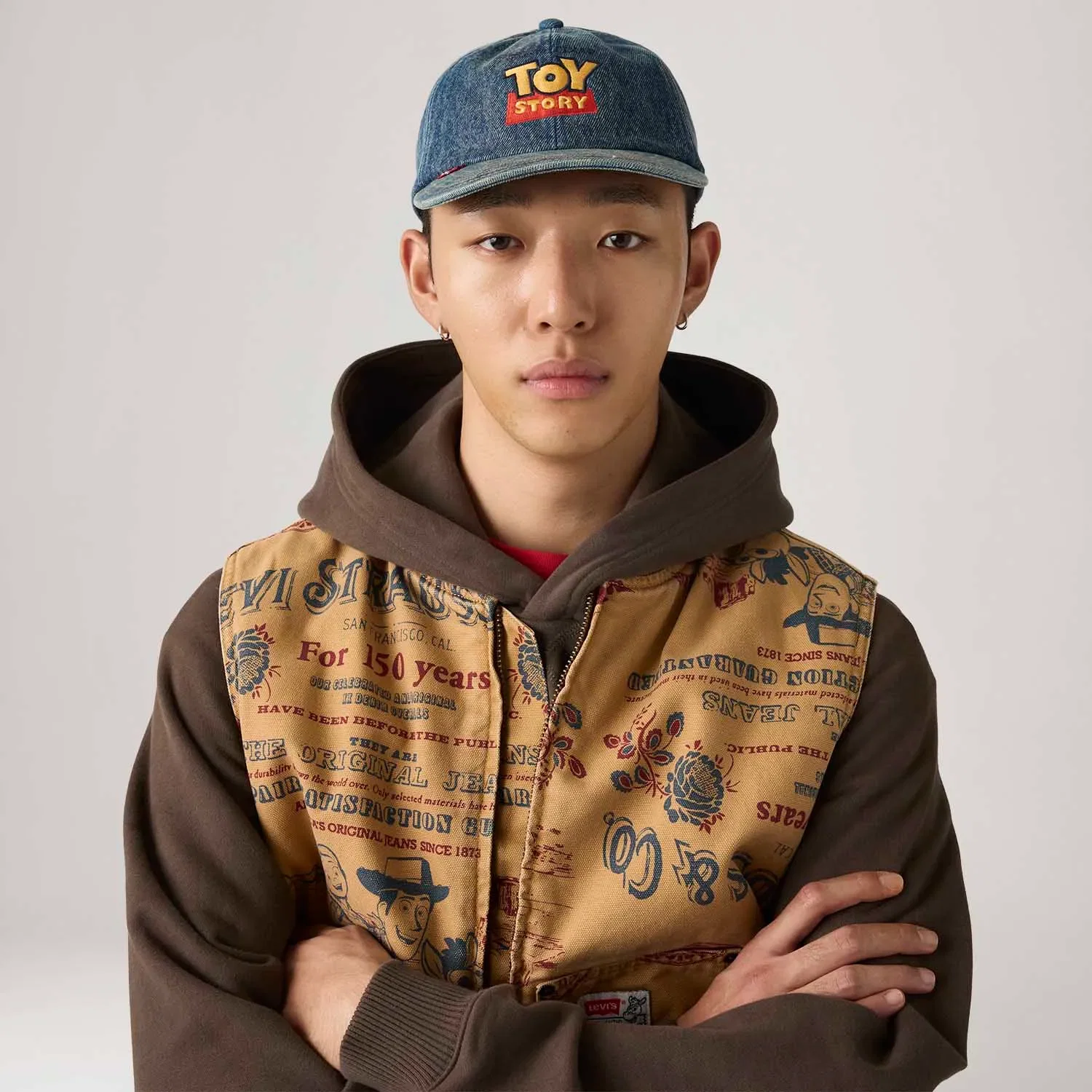 Levi's® X Toy Story Boné Logo Lavagem Média - U USA | U BR