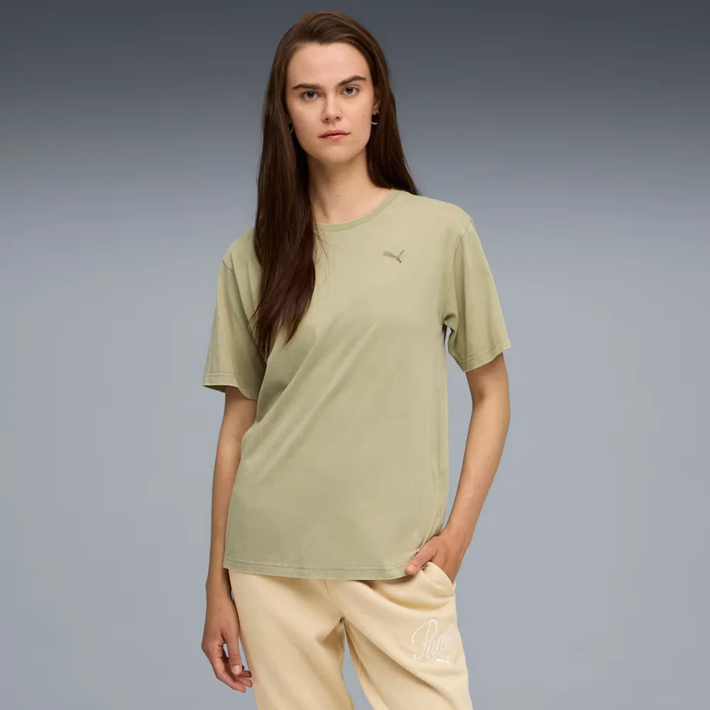 Camiseta Essentials Elevated Relaxed Wash Feminina