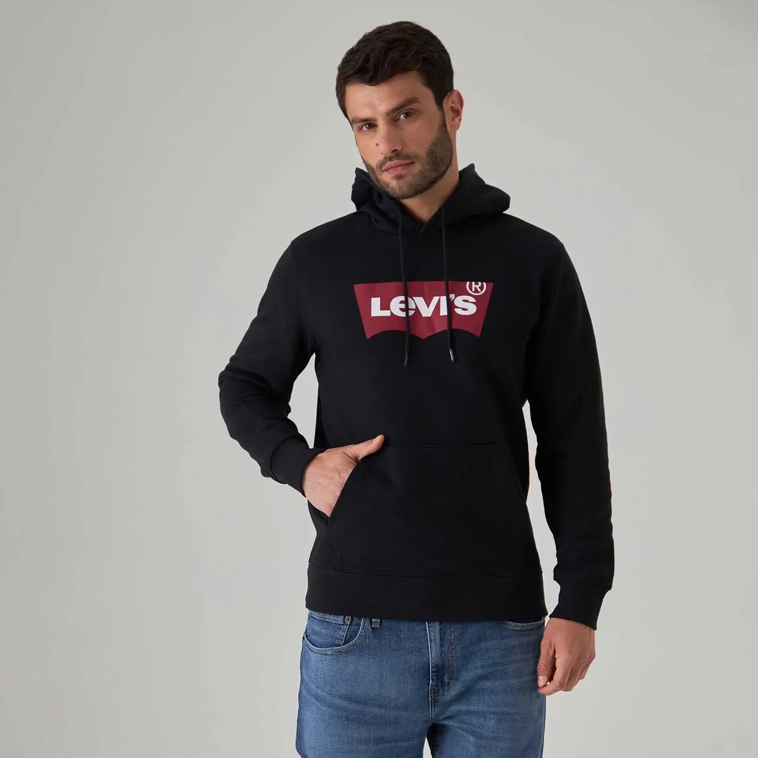 Moletom Levi's® T3 Graphic Hoodie Preto