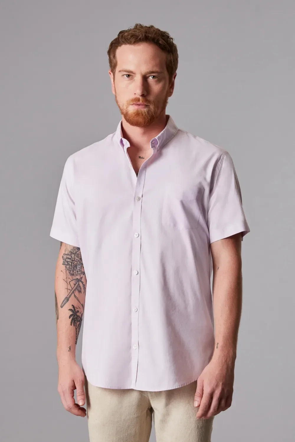 Camisa Manga Curta Oxford Pima RESERVA — imagem 1