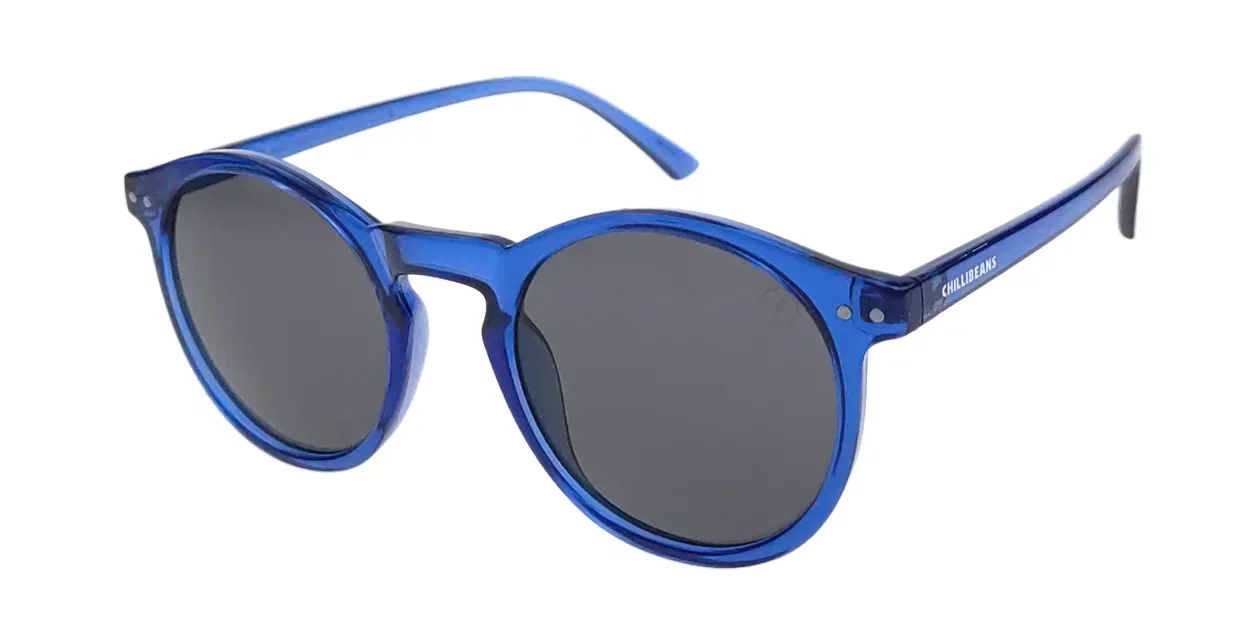 Óculos de Sol Feminino Chilli Beans Redondo Azul — imagem 1