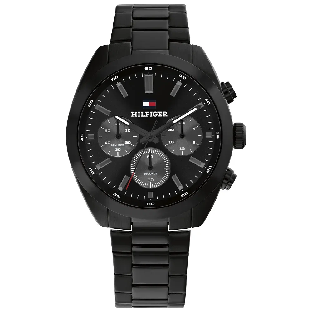 Relógio Tommy Hilfiger Hudson Masculino Aço Preto 1710724