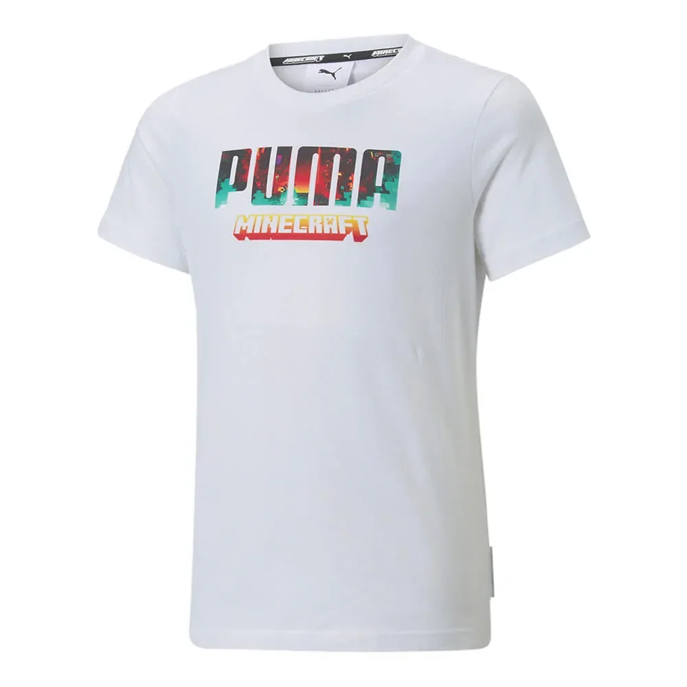 Camiseta Puma X Minecraft Infantil — imagem 1