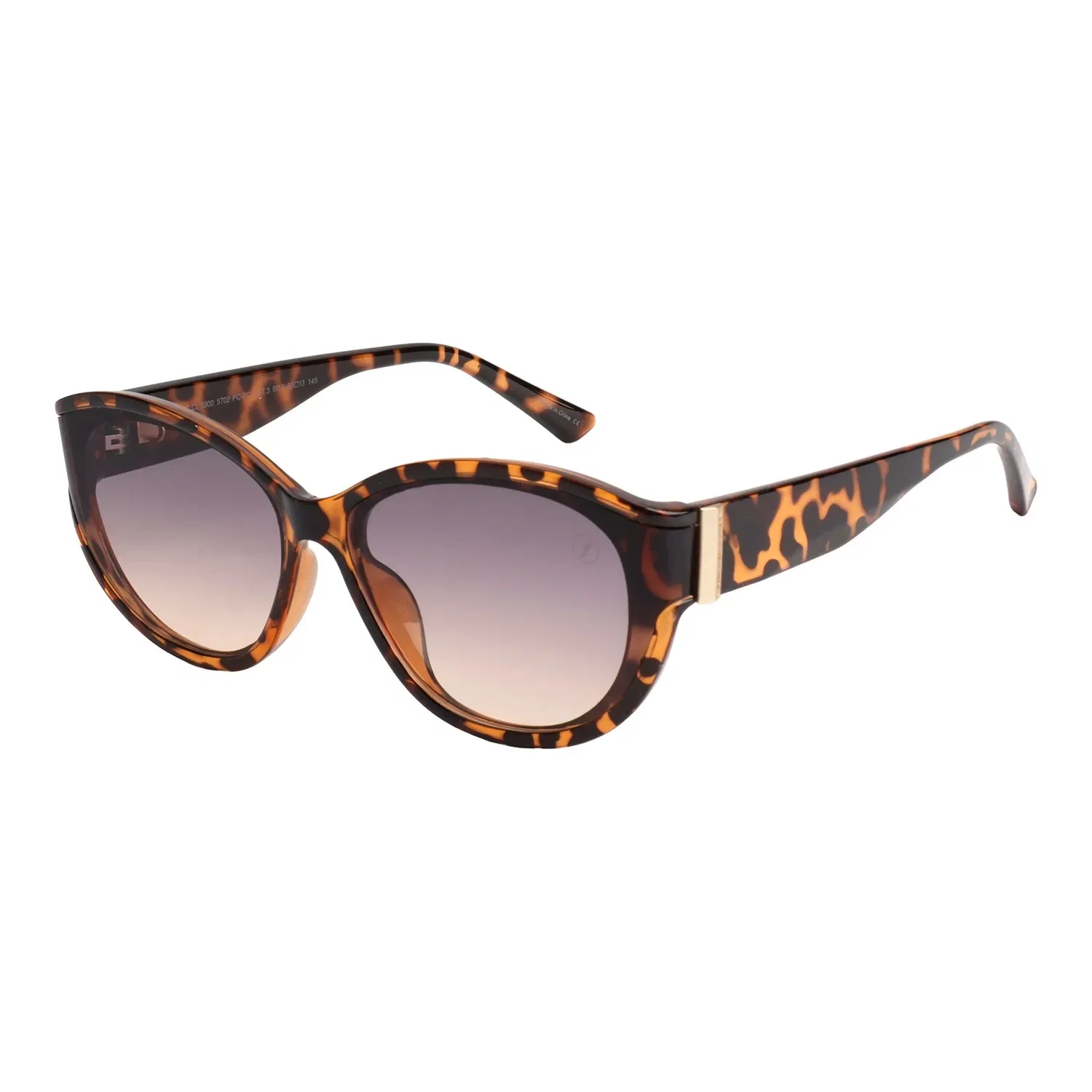 Óculos de Sol Feminino Bended Lenses Redondo Degradê Tartaruga
