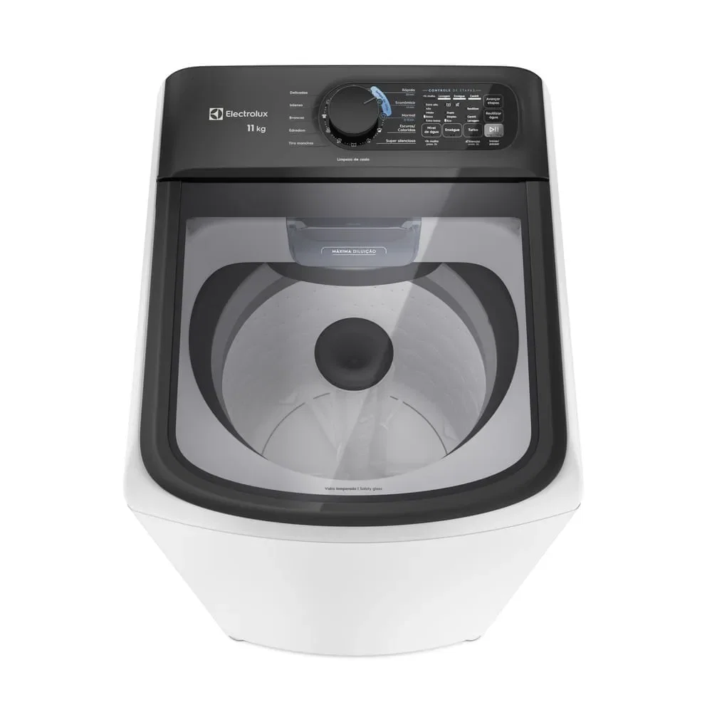 Máquina de Lavar Electrolux Efficient 11kg Branca Compacta, Econômica e Pré-diluição (LET11) — imagem 1