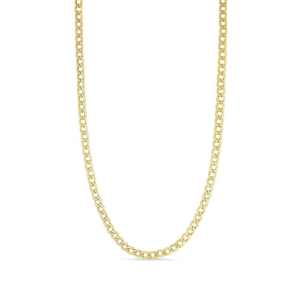 Corrente Groumet em Ouro Amarelo 18k, 40cm — imagem 1