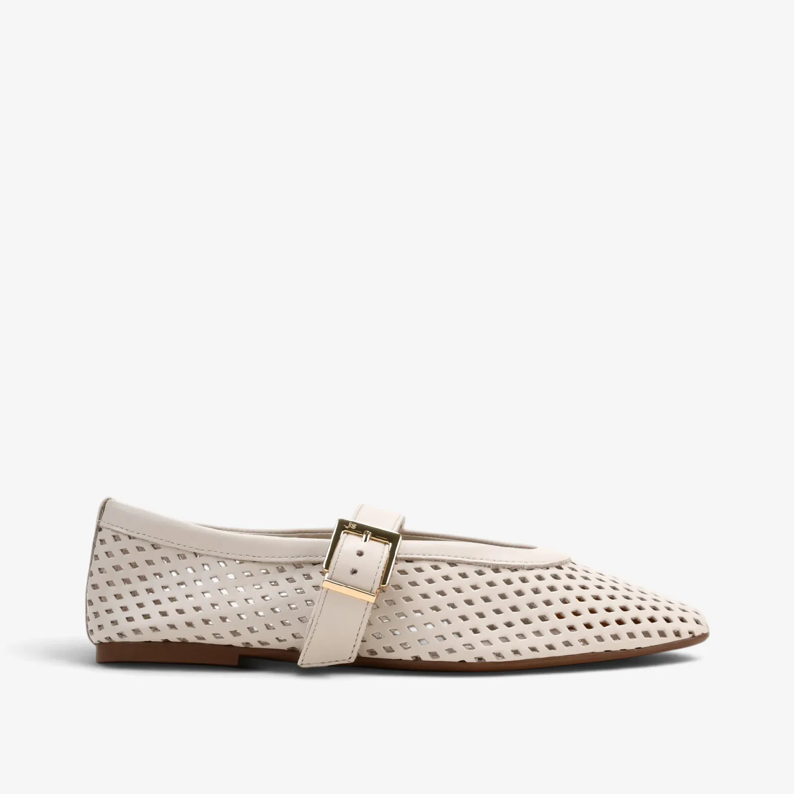 Sapatilha Off White Couro