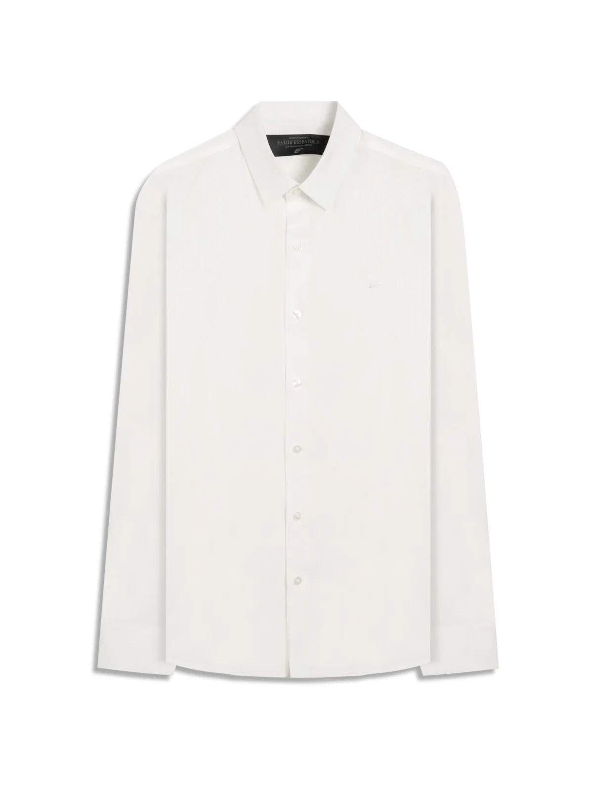 Camisa Wrinkled Cotton Slim Branco — imagem 1