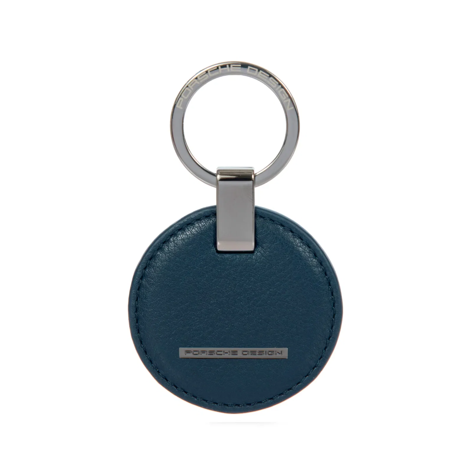 Chaveiro Porsche Design Couro Aço Azul Oky08802.006 — imagem 1