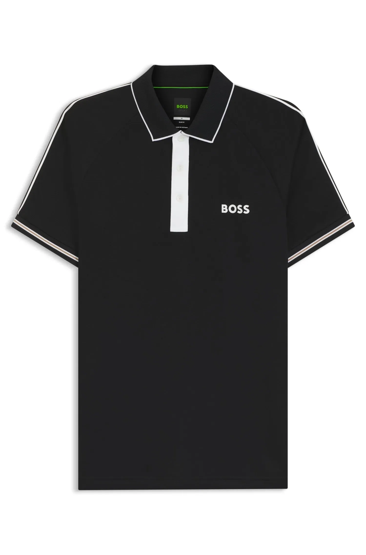 Polo Slim Fit Com Gestão Da Umidade