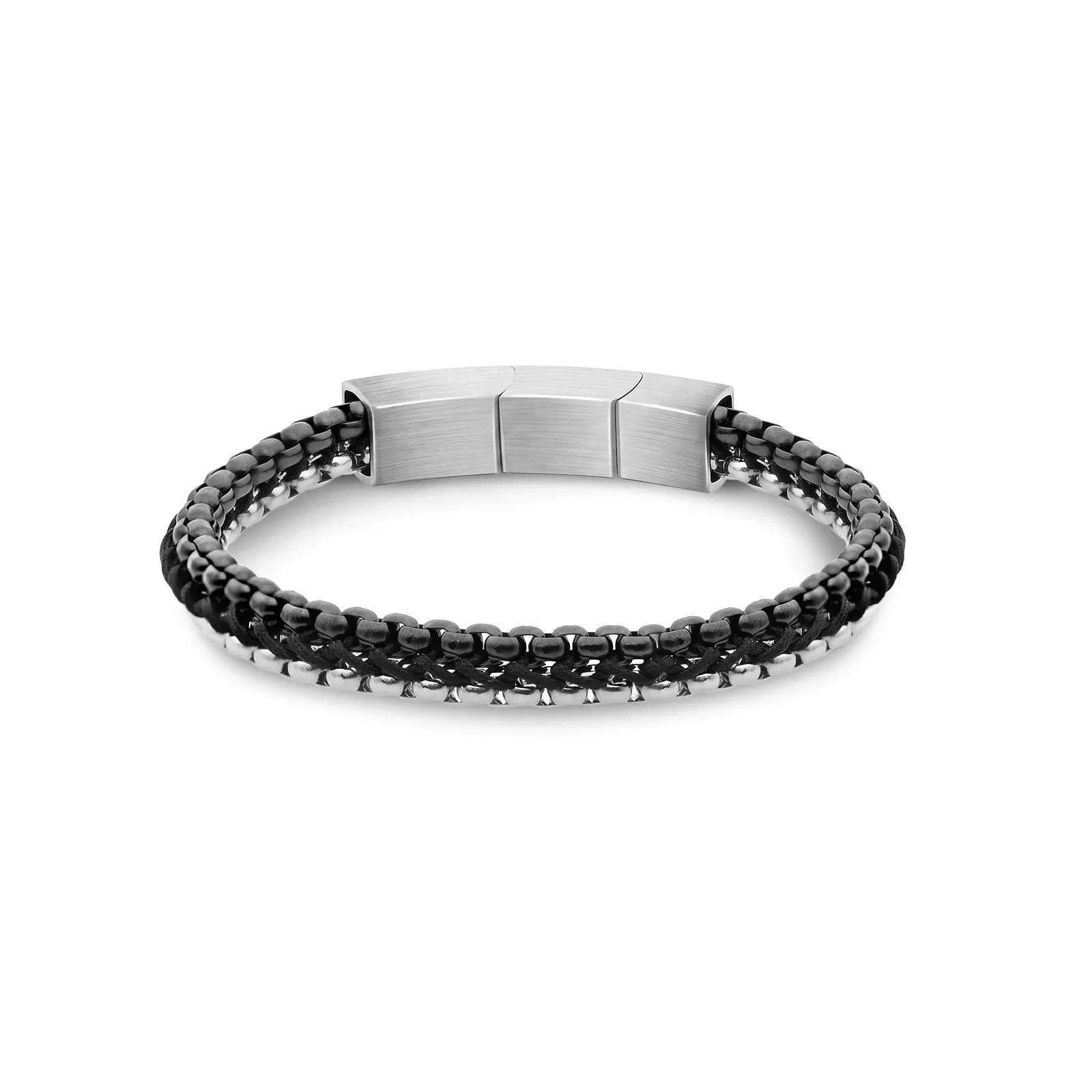 Pulseira Life Masculino Trançada em Aço — imagem 1