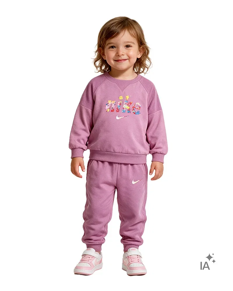 Conjunto Nike French Terry Crew Infantil