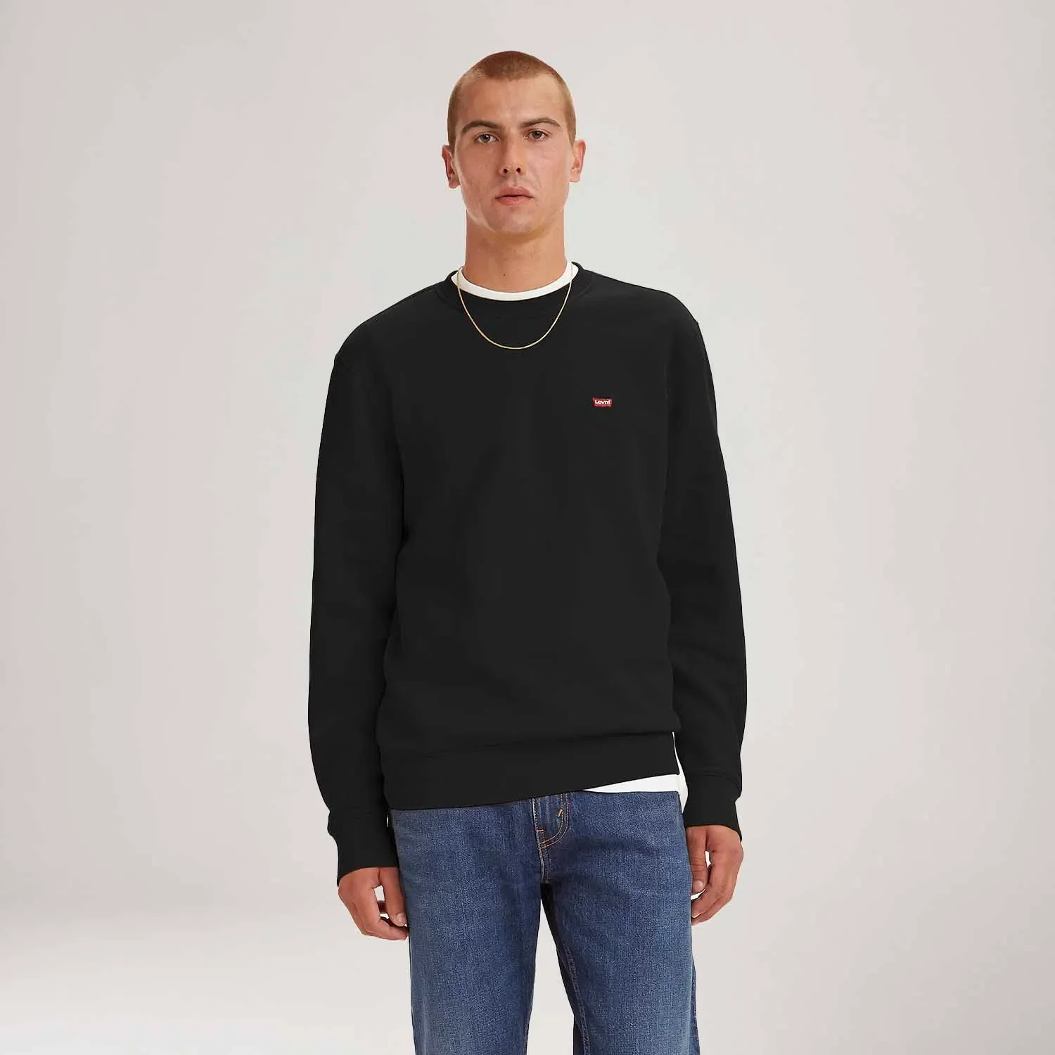 Moletom Levi's® Sweatshirt Preto Manga Longa — imagem 1