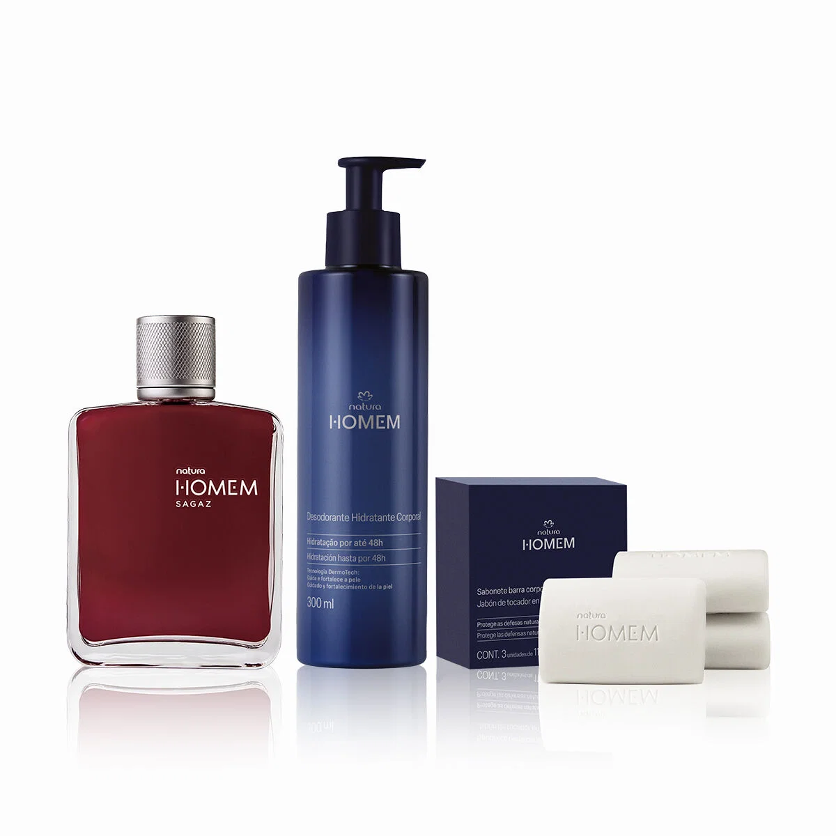 Kit Natura Homem Sagaz (3 produtos) — imagem 1