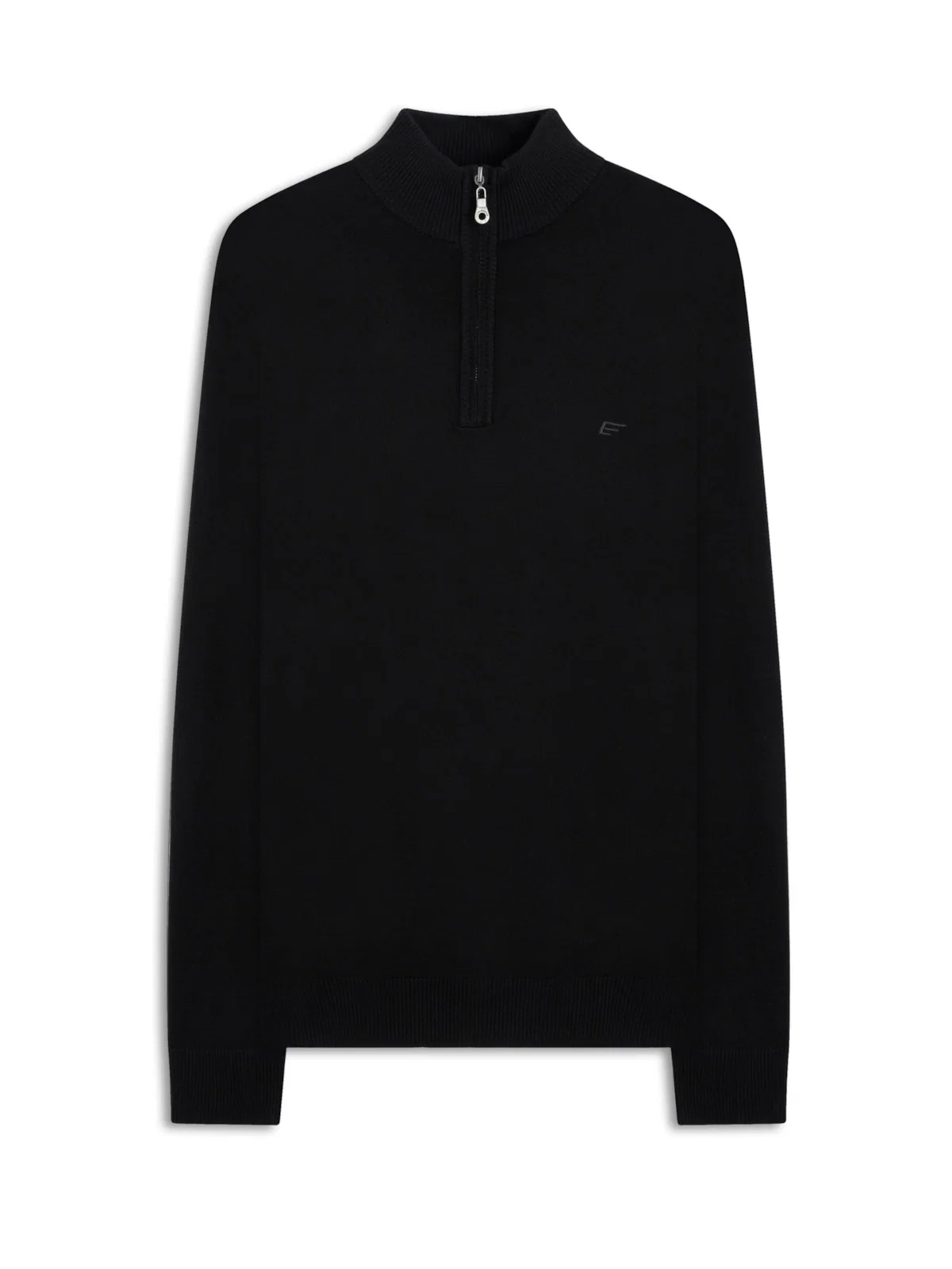 Tricot Jersey Sweater Preto