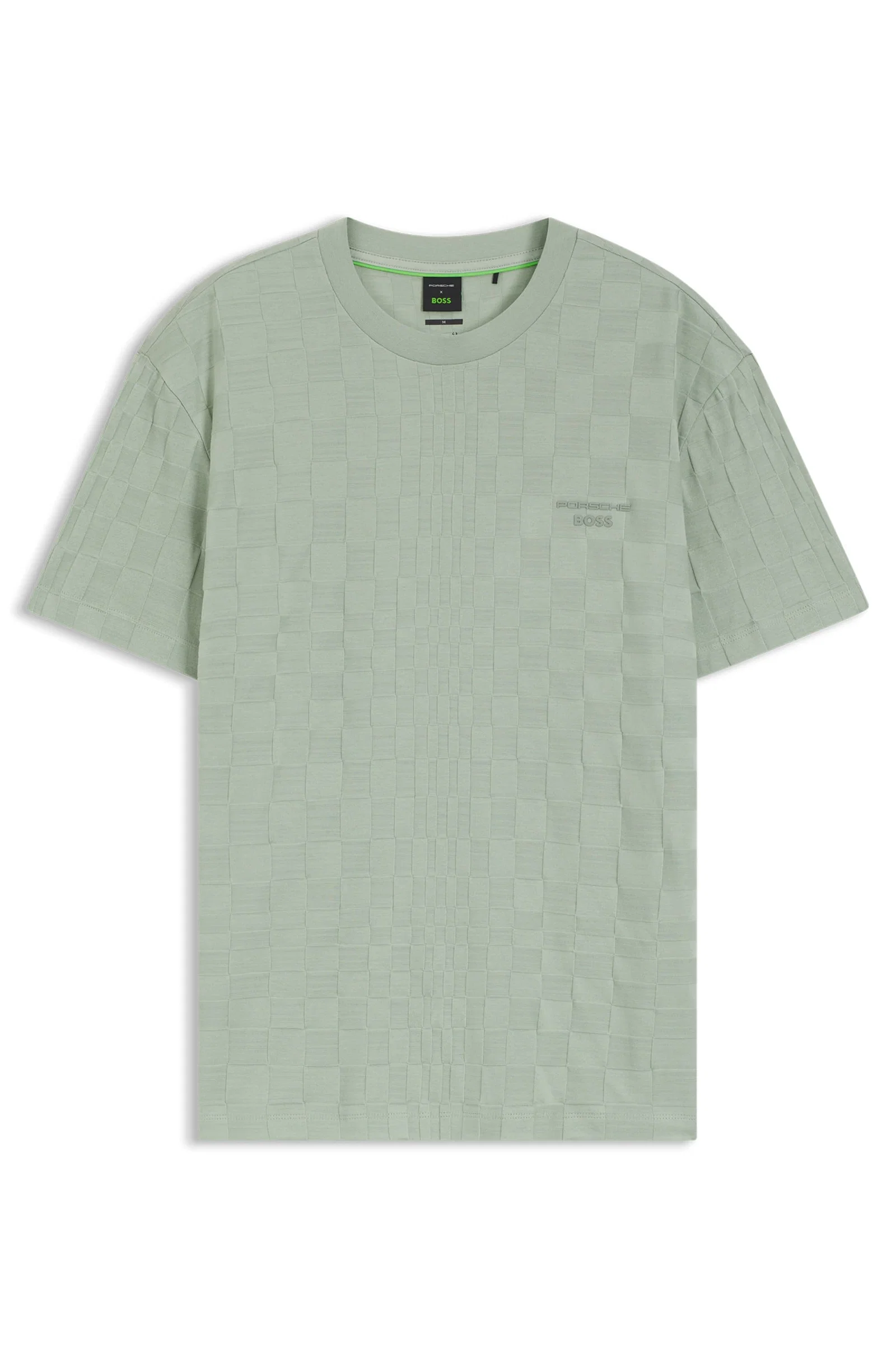 Camiseta Porsche X BOSS Em Jacquard De Algodão — imagem 1