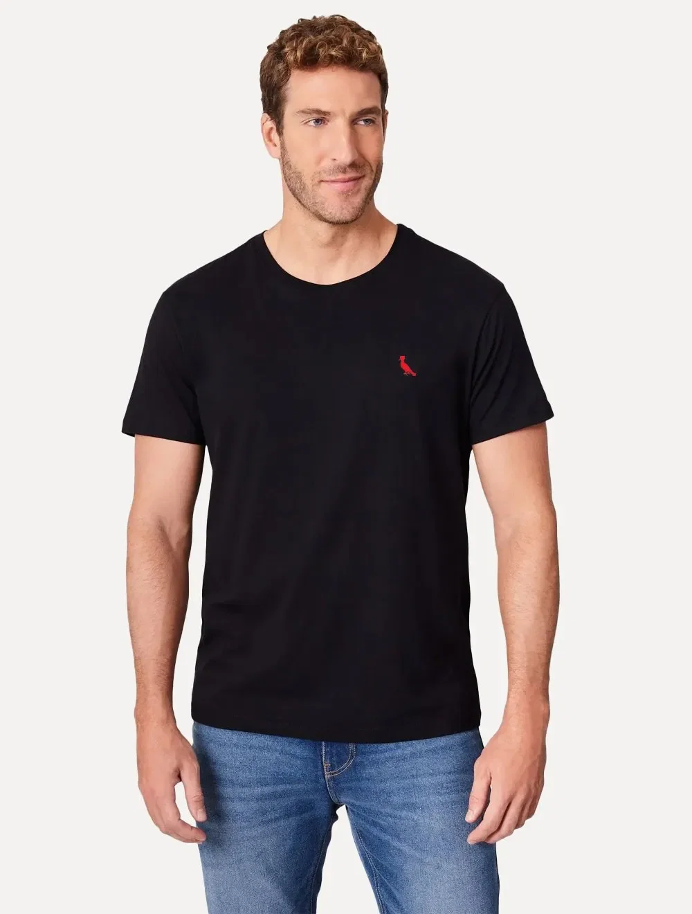 Camiseta Reserva Masculina Red Woodpecker Silk Preta