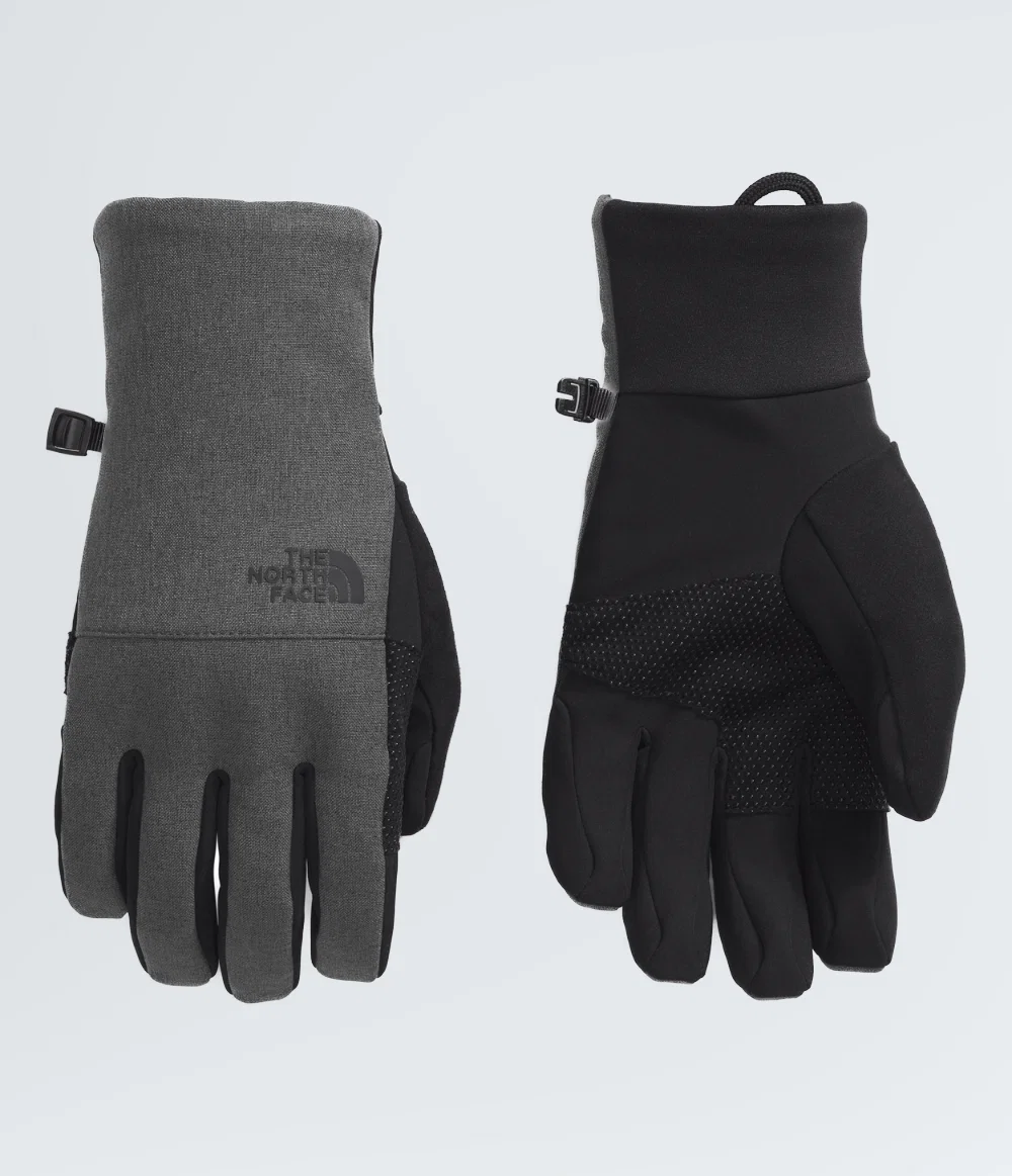Luva Masculina Apex Insulated Etip Tnf Dark Grey Heather