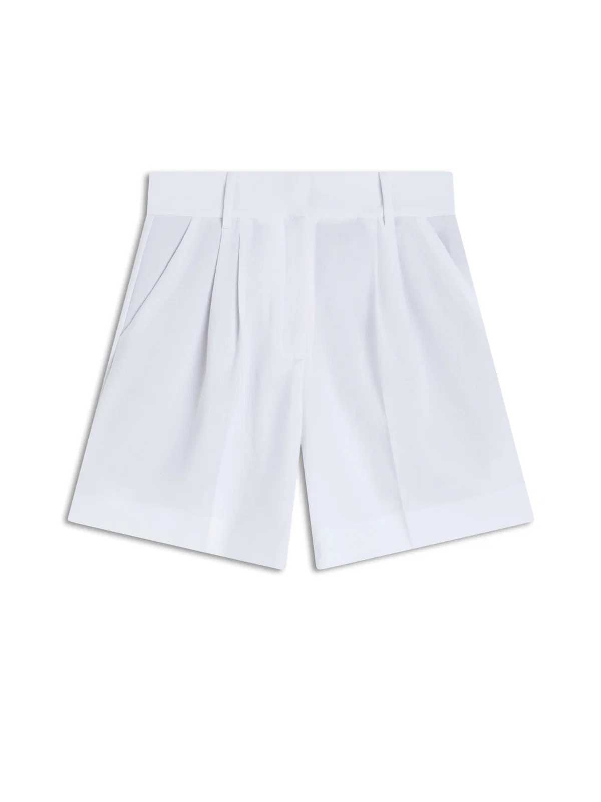 Short Tailoring Pleats Off White