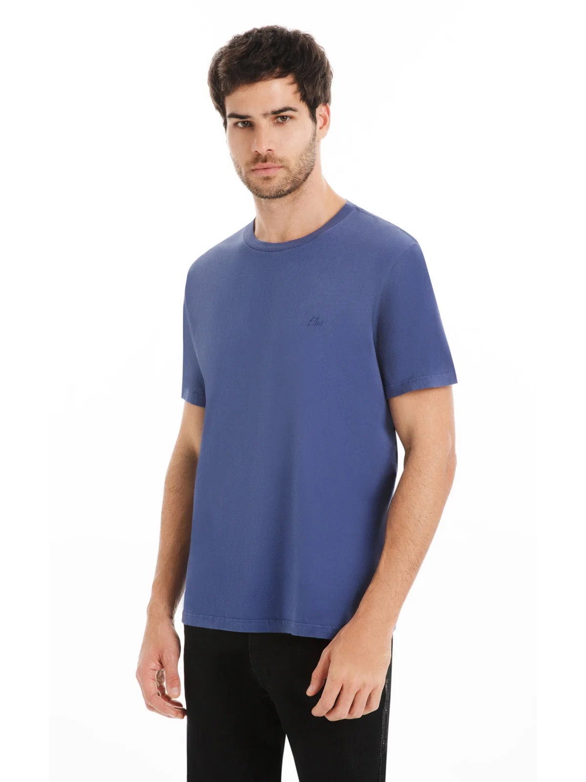 T-Shirt Ellus Aquarela Classic Azul Jeans — imagem 1