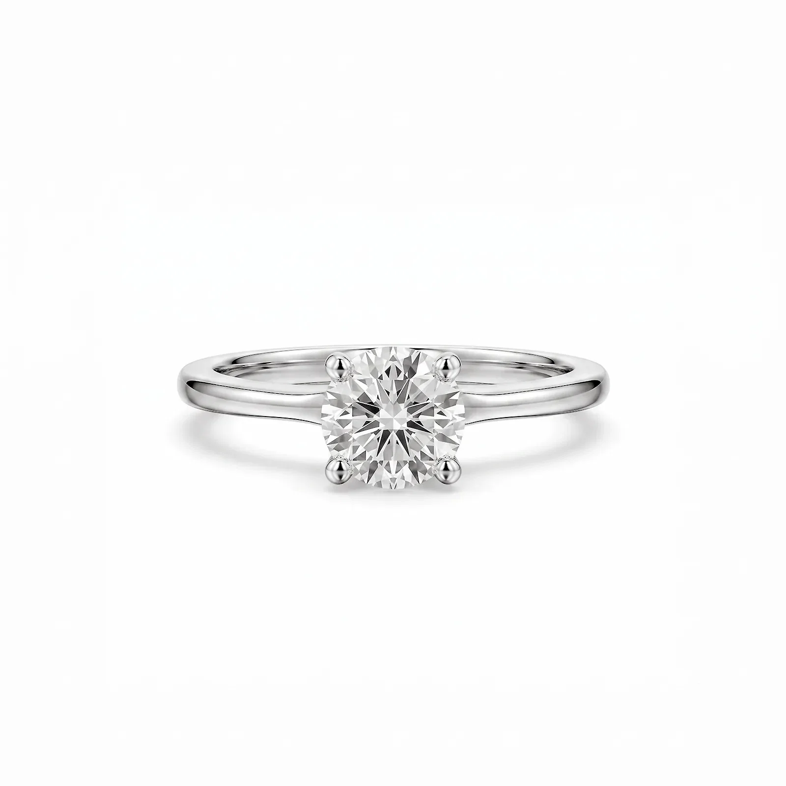 Anel Solitário Forever em Ouro Branco 18k com 0,70ct de Diamante — imagem 1