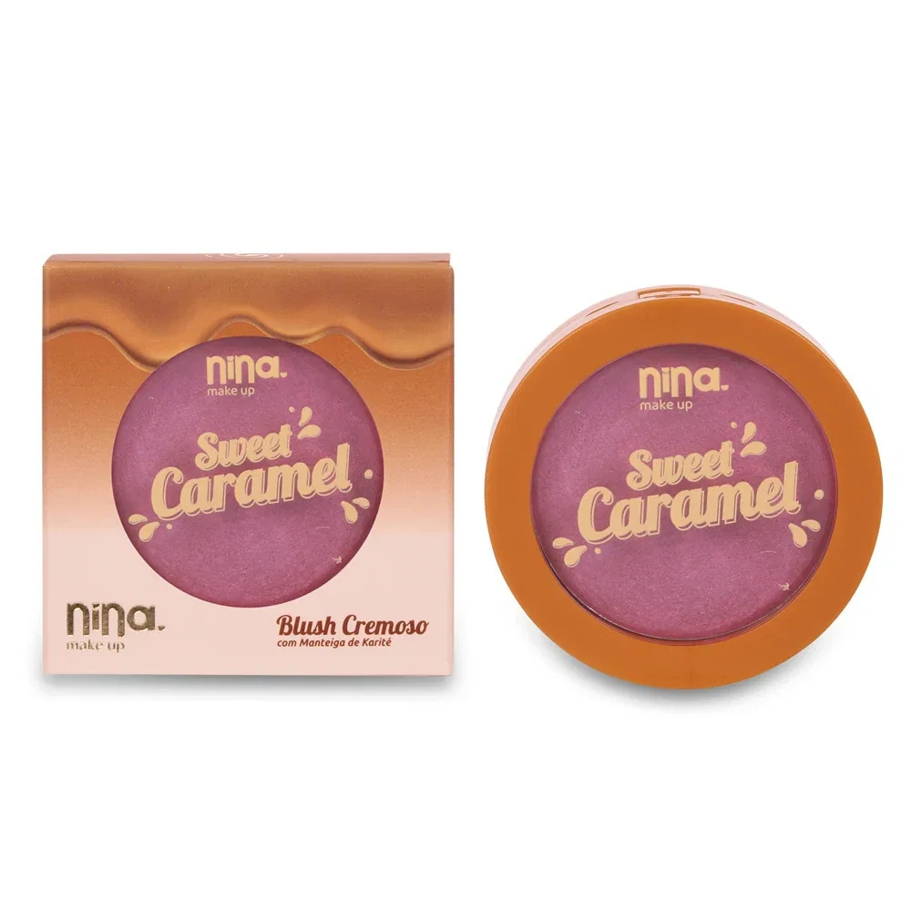 Blush Cremoso Nina Makeup Sweet Caramel Grape