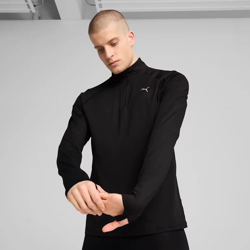 Blusa de Treino Quarter-Zip Top VELOCITY CLOUDSPUN Running Masculina