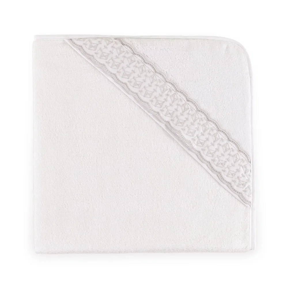 Toalha de Banho Baby 100% Algodão Aquilone Branco