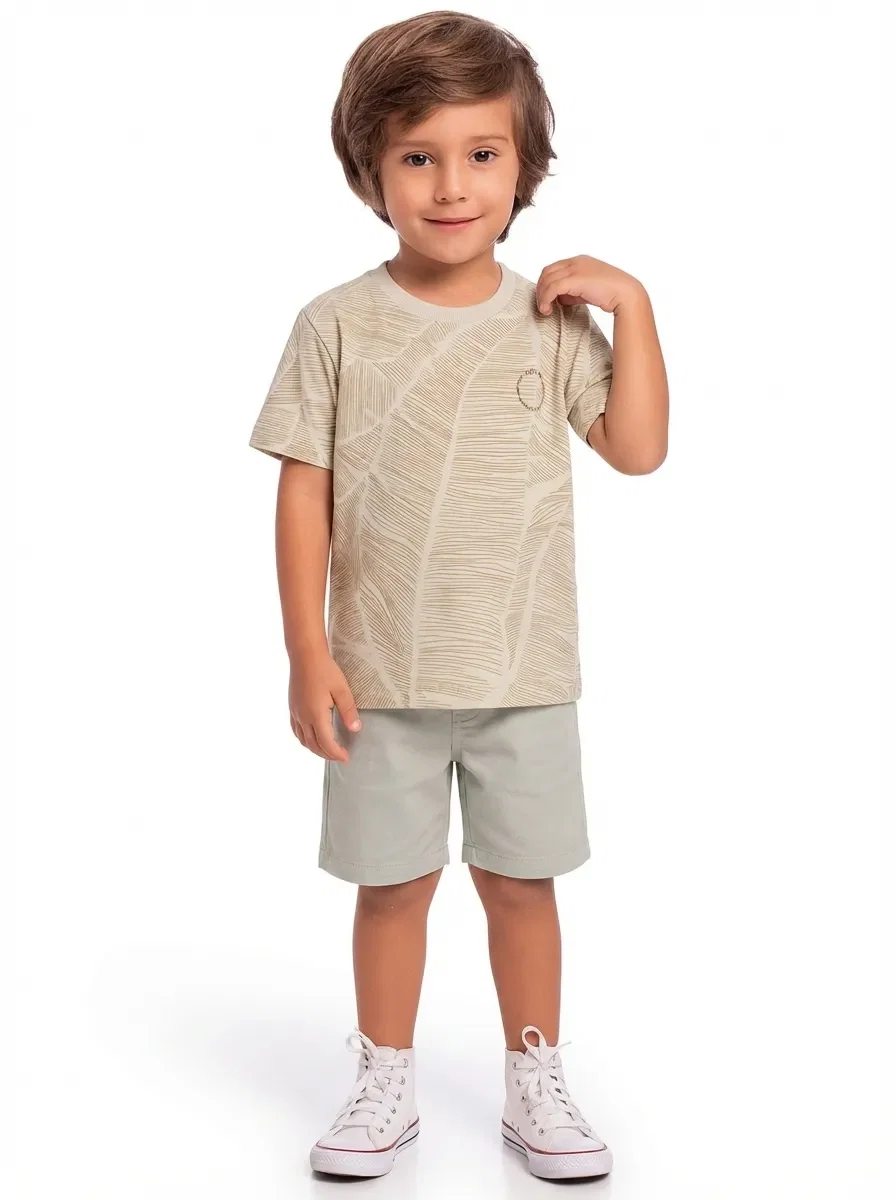 Camiseta em meia malha