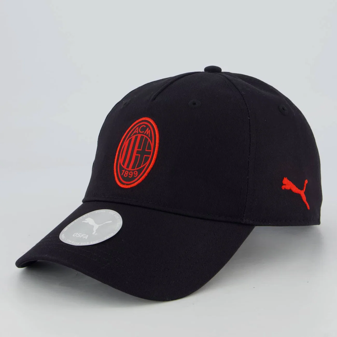 Boné Aba Curva Puma AC Milan Unissex