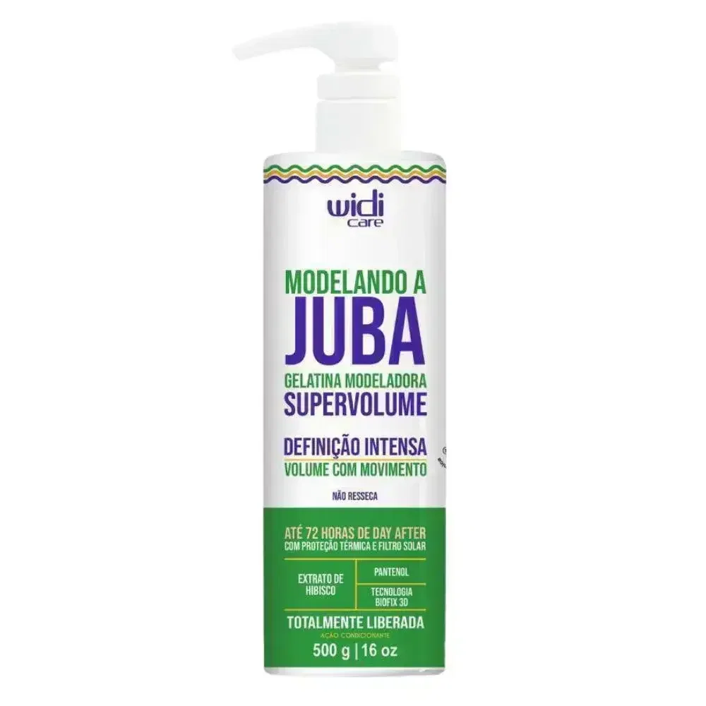 Gelatina Modeladora Widi Care Modelando a Juba Super Volume 500g