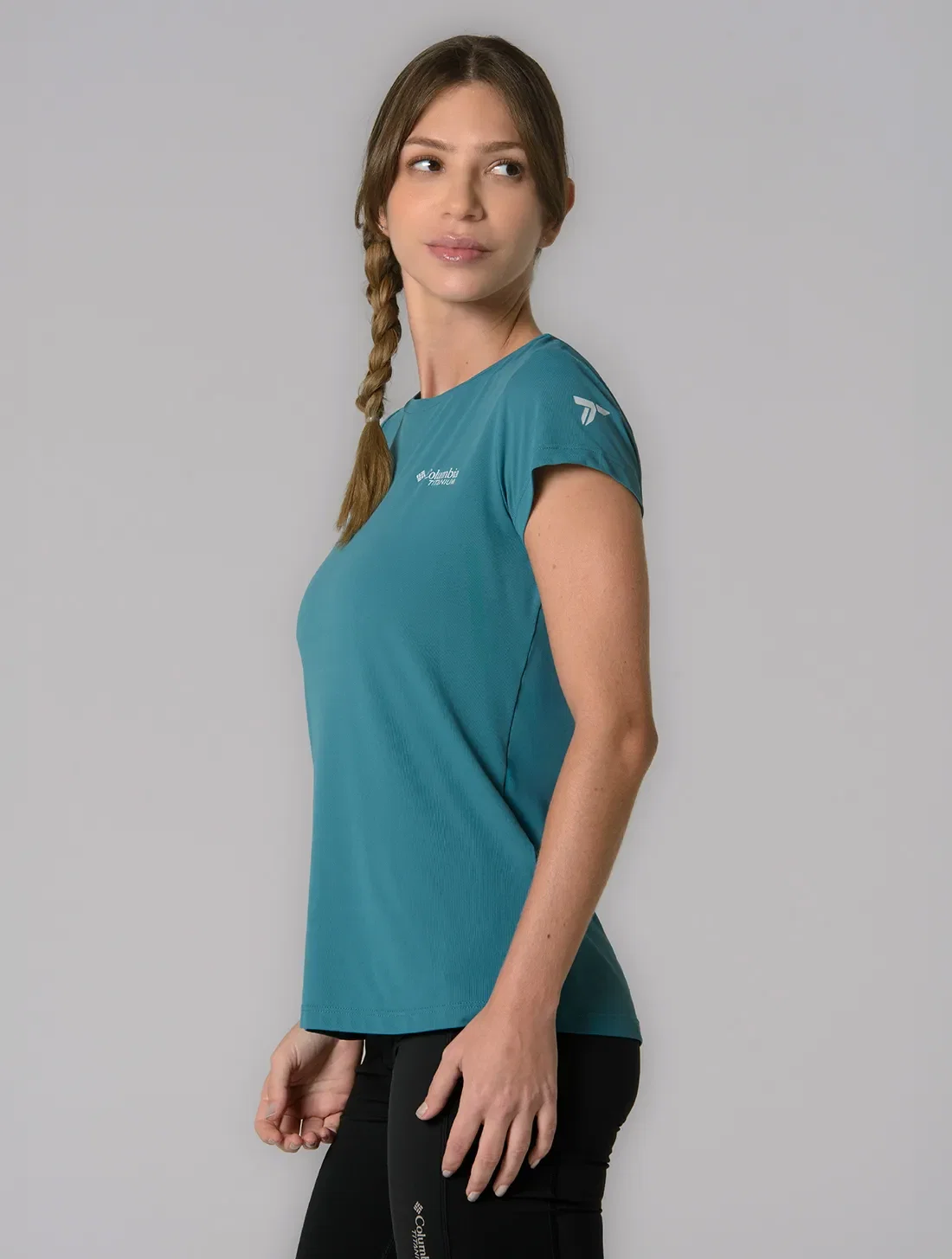 Camiseta Columbia Feminina Neblina Titanium II M/C — imagem 1