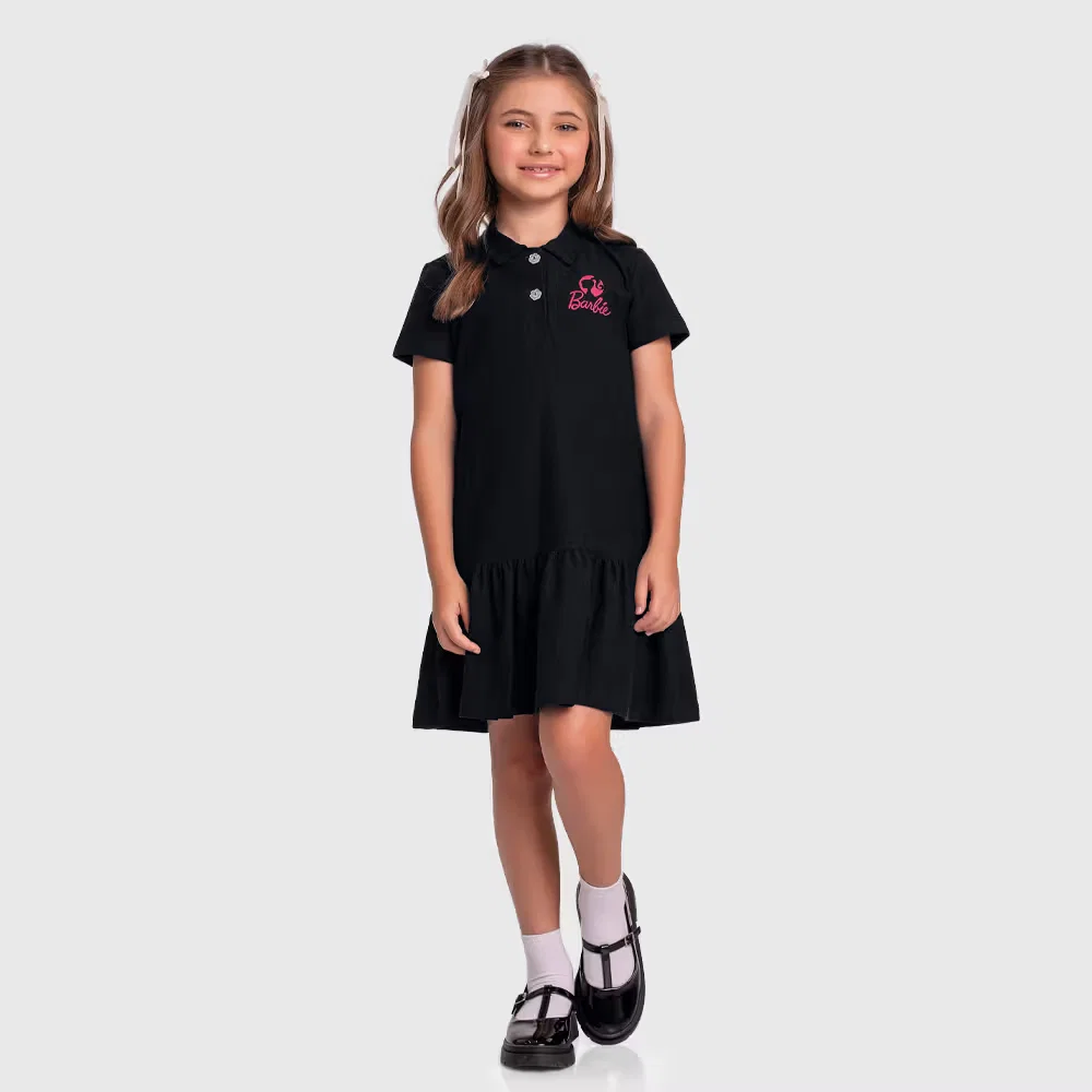 Vestido polo em malha florence Barbie — imagem 1