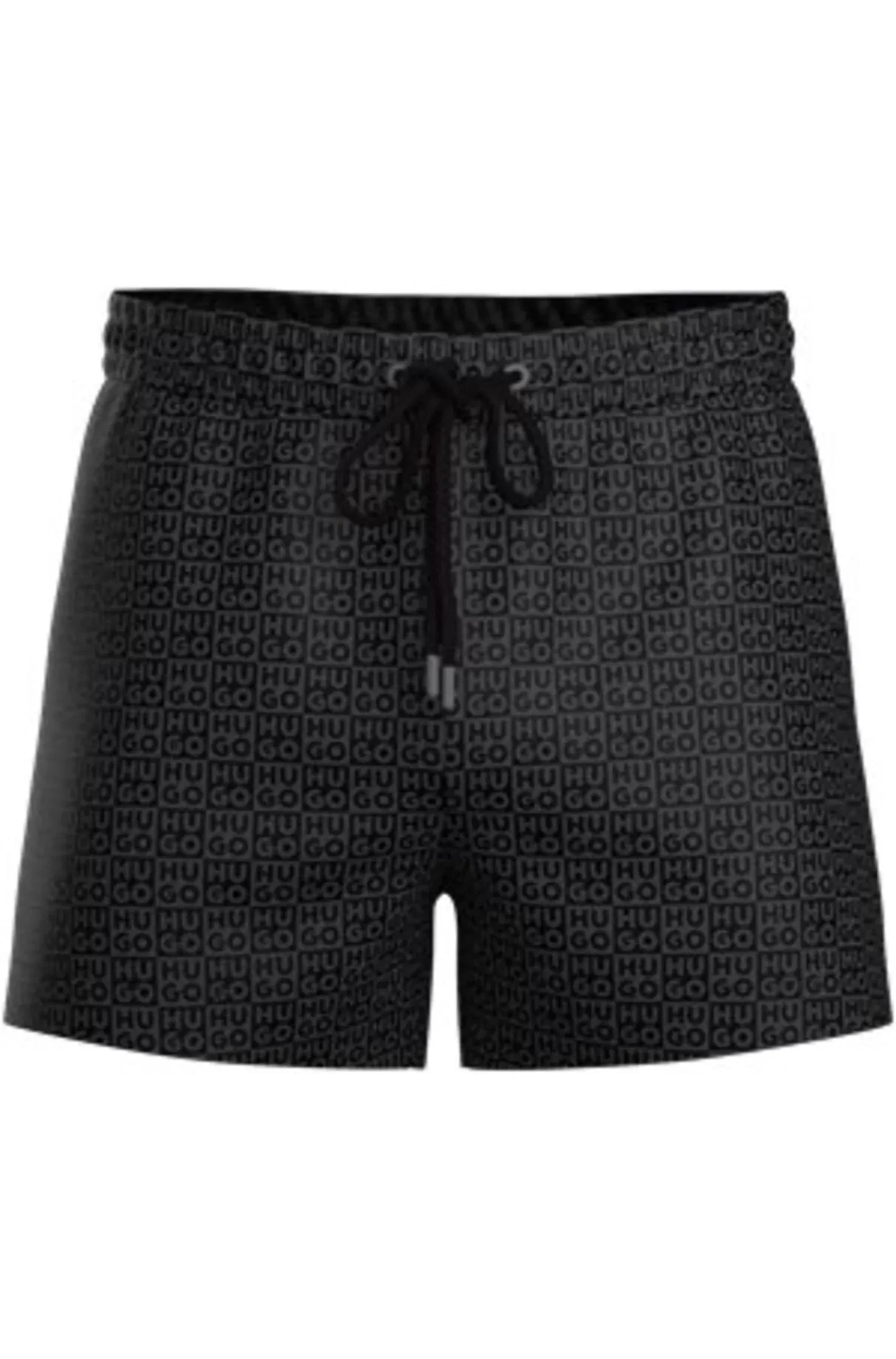 Shorts De Banho Com Logos Em Xadrez — imagem 1