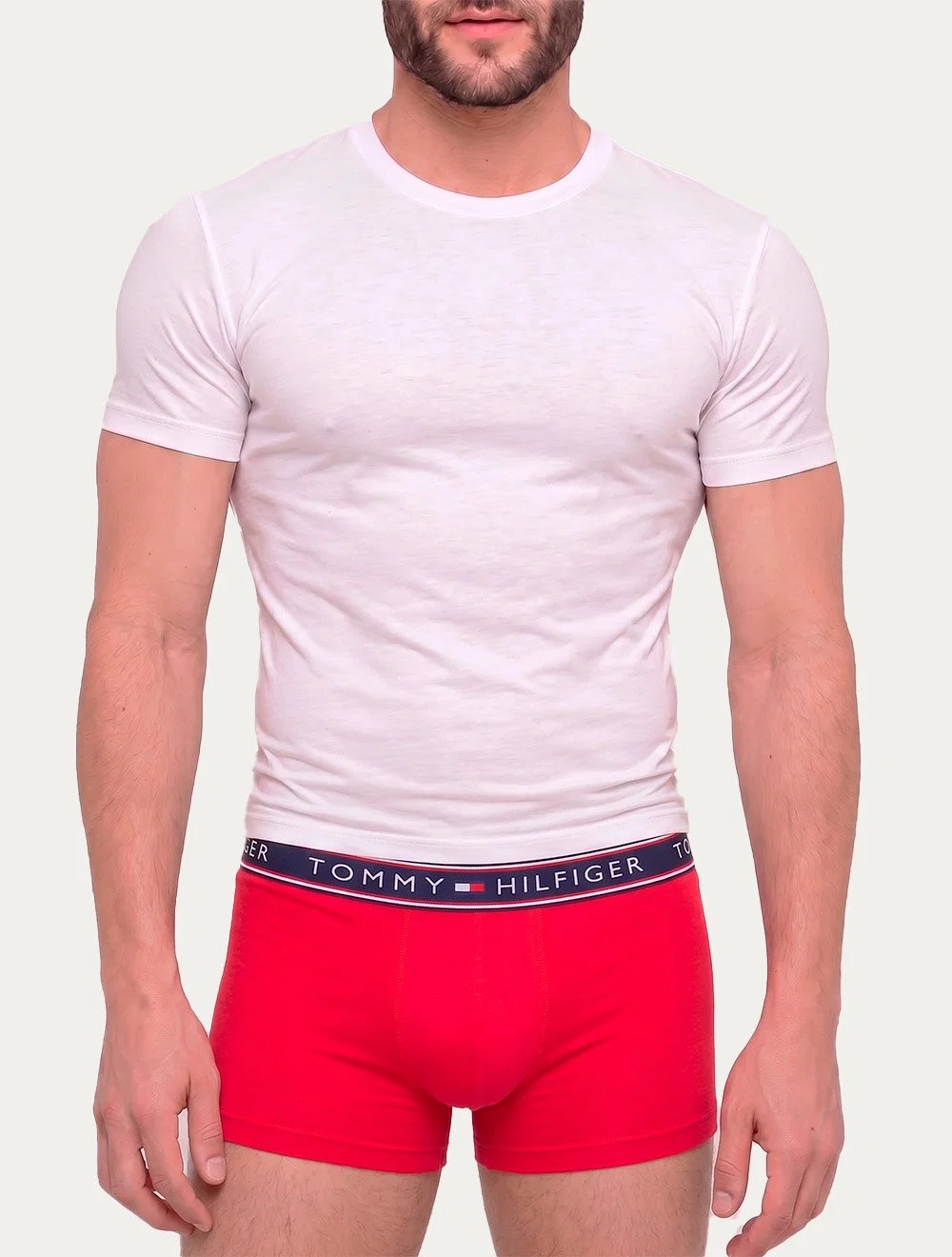 Cueca Tommy Hilfiger Masculina Cotton Stretch Trunk Colors Pack 3UN