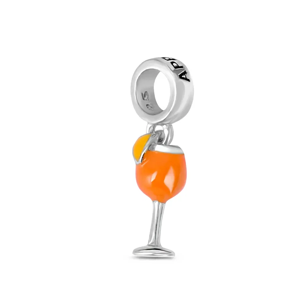Pingente Life Drink em Prata 925 com Esmalte — imagem 1