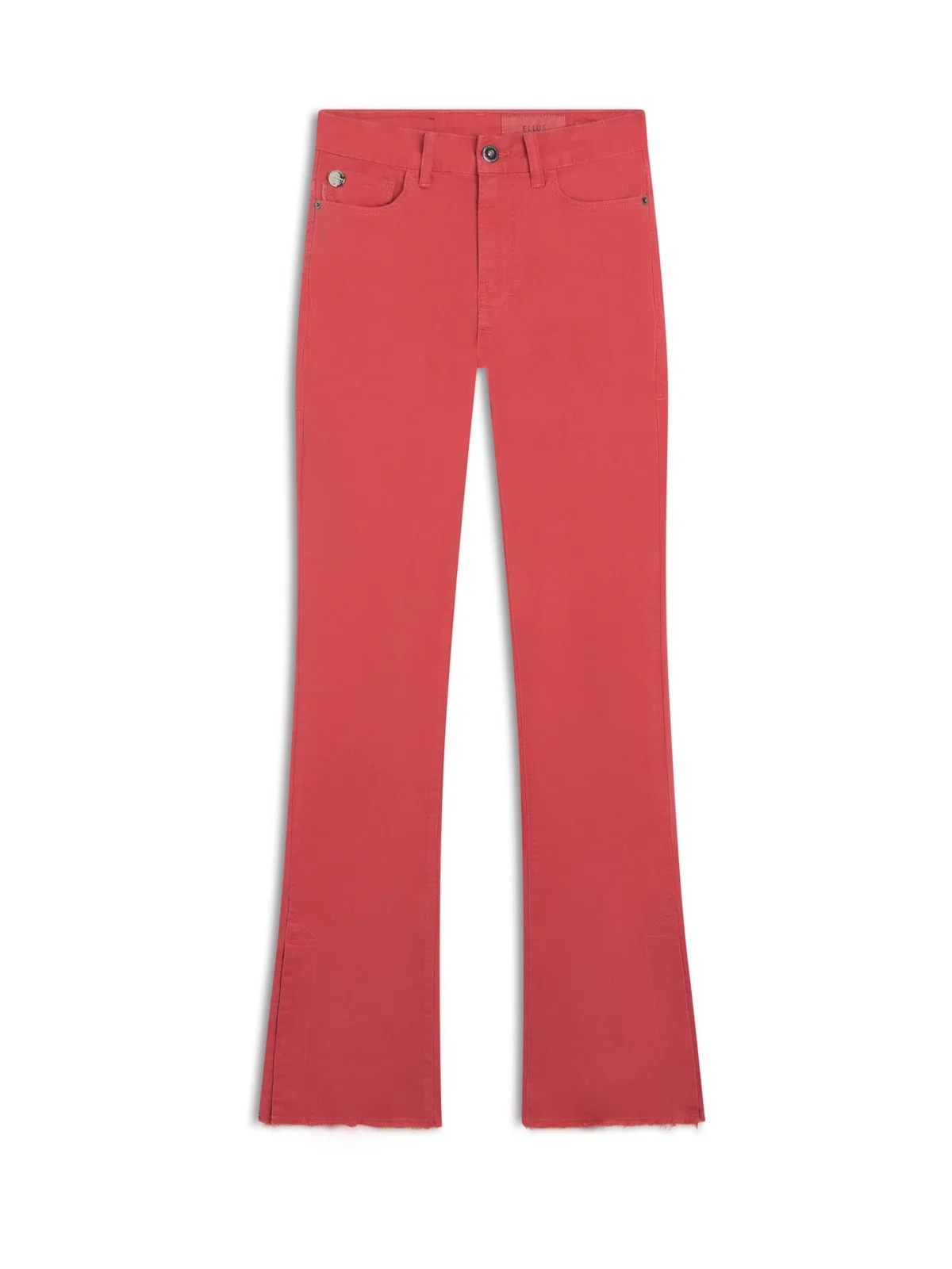 Calça Color Twill Power Flare Goiaba