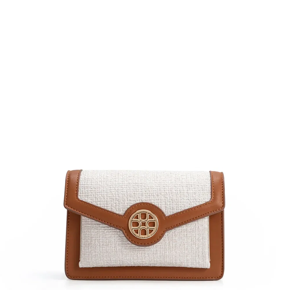 Bolsa Tiracolo Medalha Caramelo — imagem 1