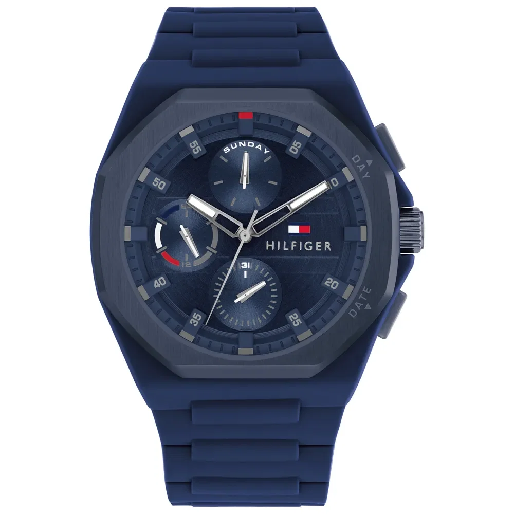 Relógio Tommy Hilfiger Masculino Borracha Azul 1792122